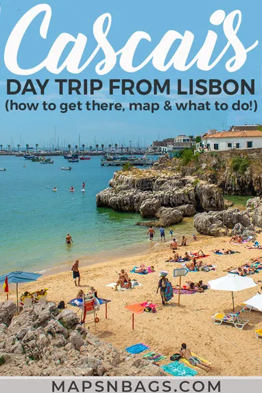 Pinterest image about Lisbon to Cascais