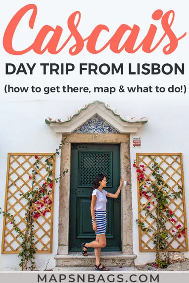 Pinterest image about Lisbon to Cascais