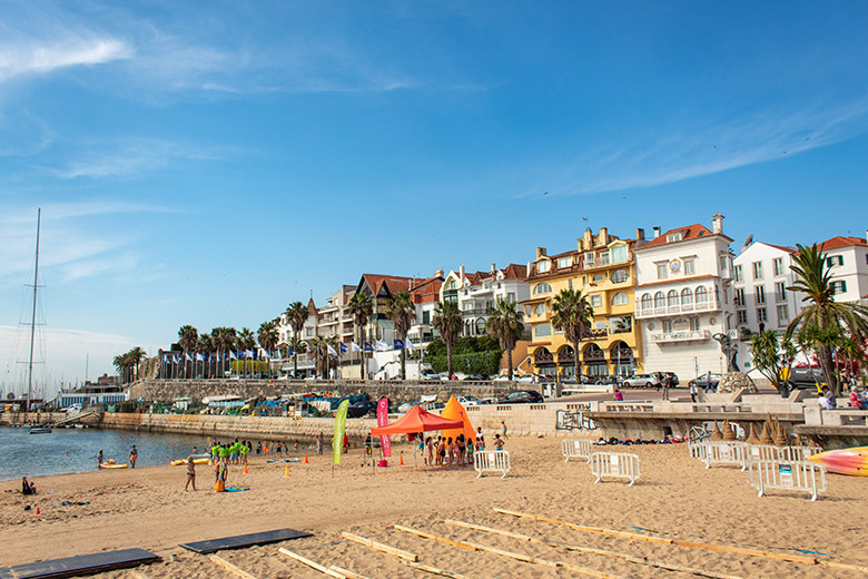 Houses near the port in Cascais