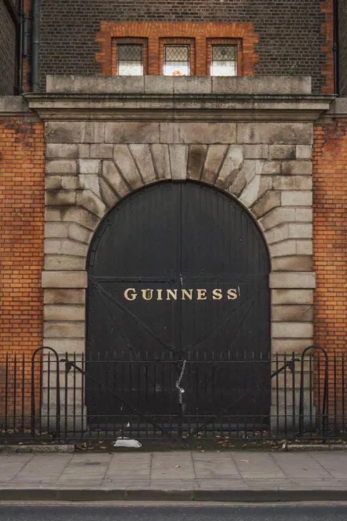 Guinness Storehouse Gate in Dublin, Ireland