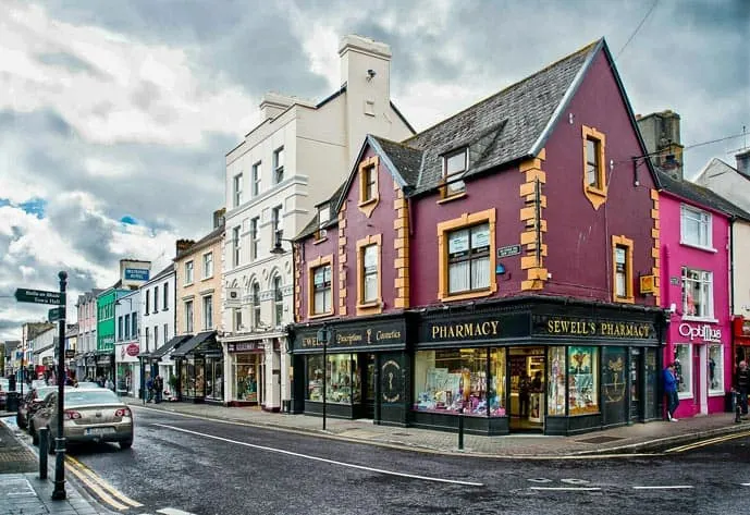 Shops at Killarney in Ireland