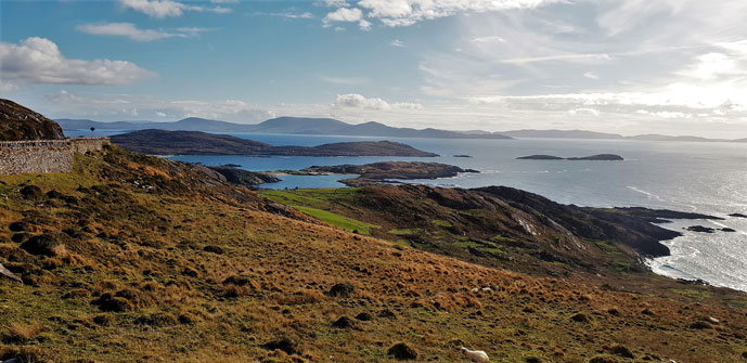 Road trip at the Ring of Kerry in Ireland