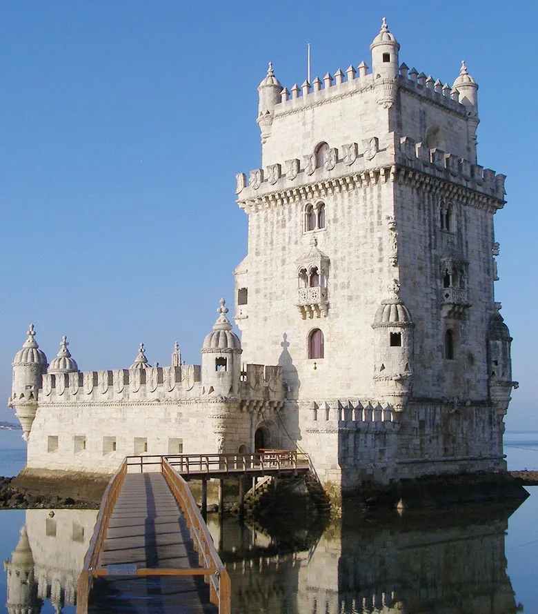 Belem tower in Lisbon on a sunny day