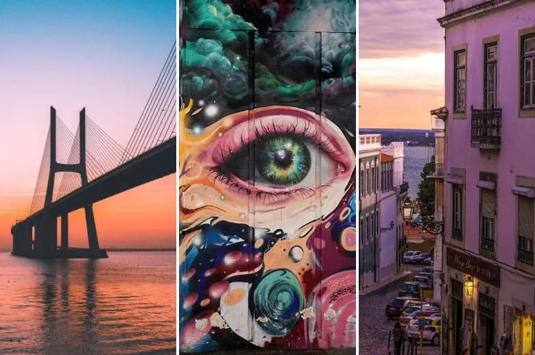 Lisbon travel tips collage