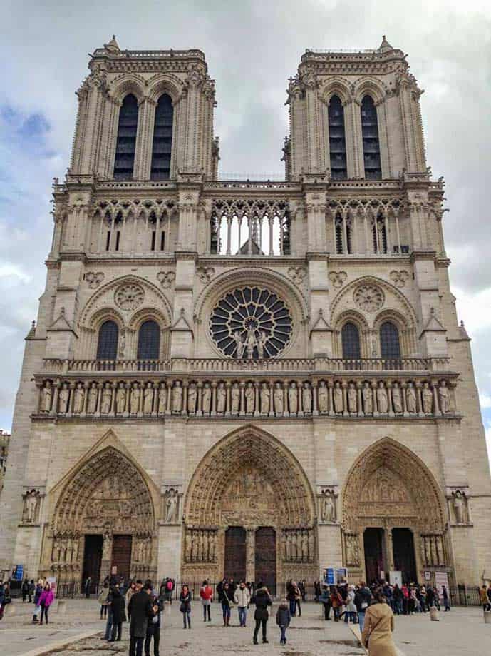 Paris 4 day itinerary, visit the Notre Dame