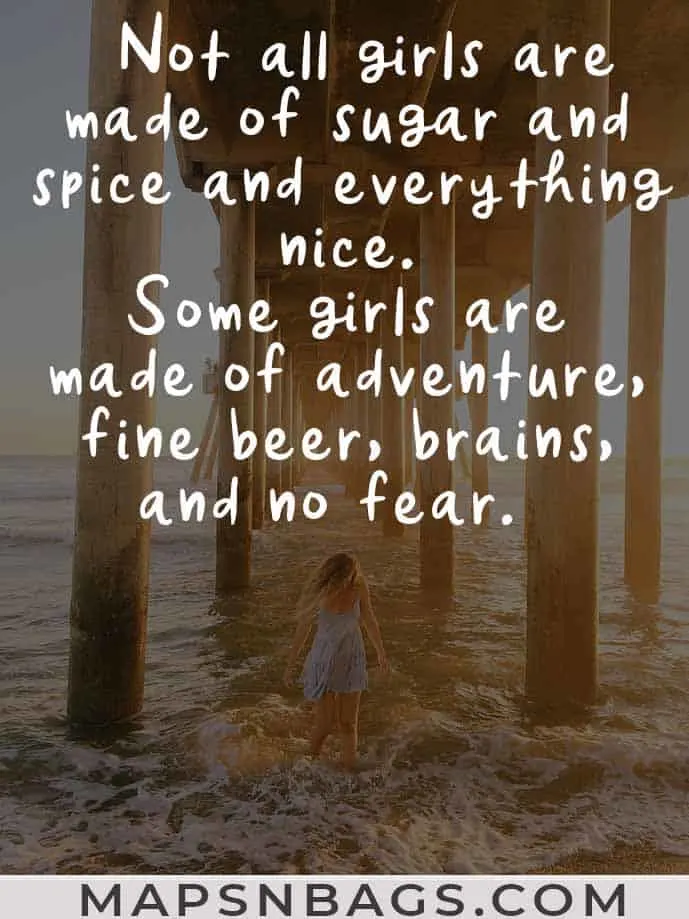 Image with a quote on exploring the world written on it