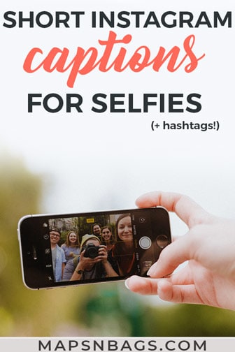 Pinterest graphic of short Instagram captions