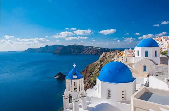 Santorini is one of the best Greek islands for couples planning a romantic holiday in Greece