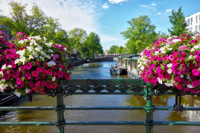 Strolling along the canals is one of the most romantic things to do in Amsterdam