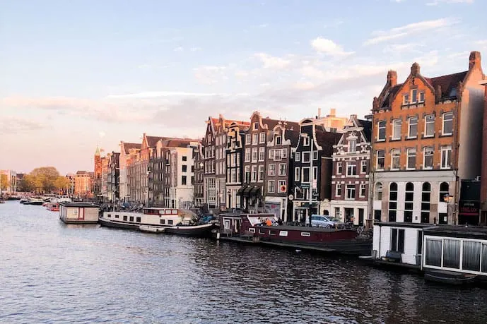 Walking along the canals is one of the most romantic things to do in Amsterdam