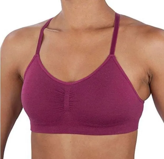 Seamless bra for travel