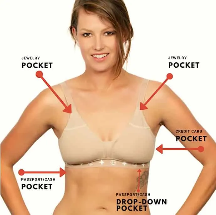 A travel bra is an essential female accessory