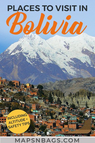 Places to visit in Bolivia Pinterest graphic