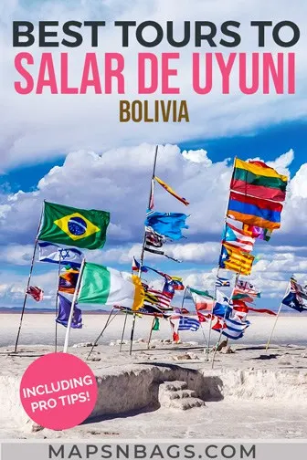 Salar de Uyuni salt flats tours Pinterest Graphic