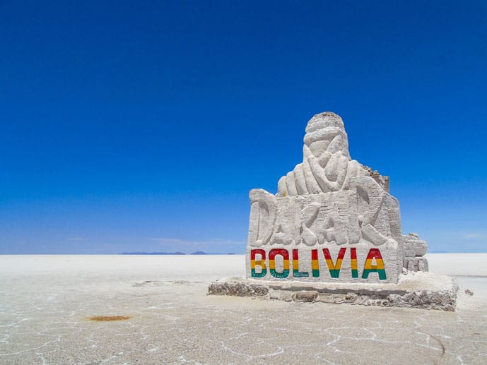 Salar de Uyuni in Bolivia