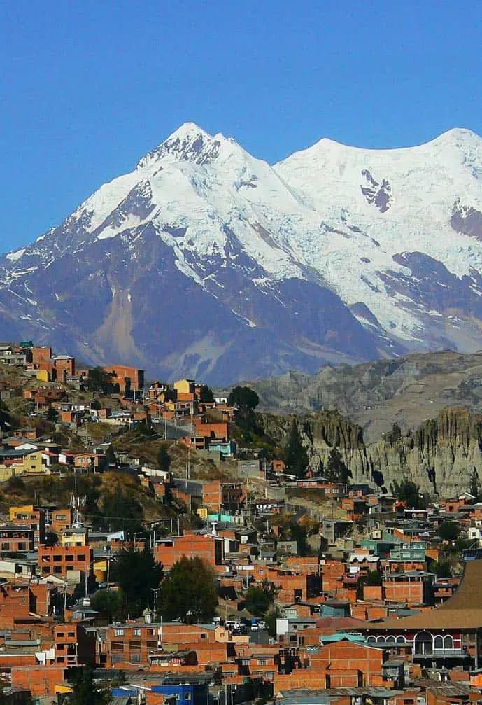 Los Andes in La Paz, Bolivia