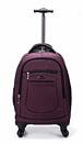 Purple wheeled backpack from Racini
