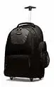 Black wheeled backpack from Samsonite