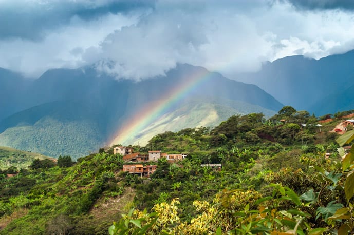 Rainbow in Coroico