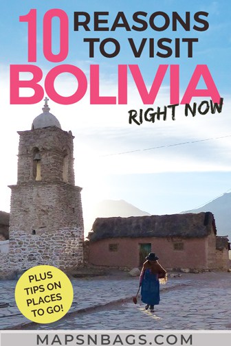 Reasons to visit Bolivia Pinterest graphic