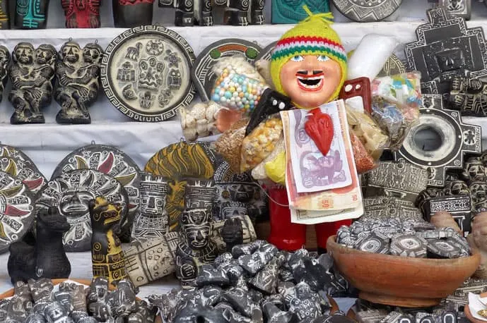 Offerings to Pachamama in Bolivia