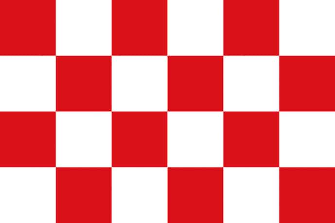 Flag of North Brabant, province of the Netherlands