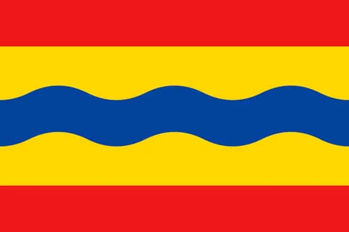 Flag of Overijssel, province of the Netherlands