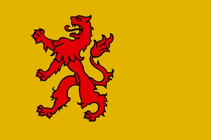 Flag of South Holland, province of the Netherlands