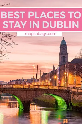 Where to stay in Dublin Pinterest graphic