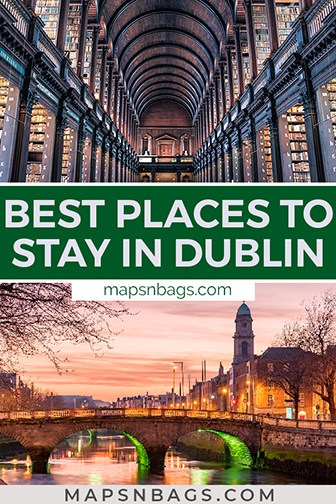 Where to stay in Dublin Pinterest graphic