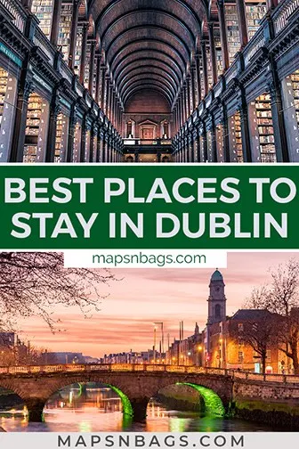 Where to stay in Dublin Pinterest graphic