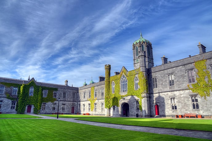 L'Università di Galway vicino a uno dei migliori posti dove stare a Galway