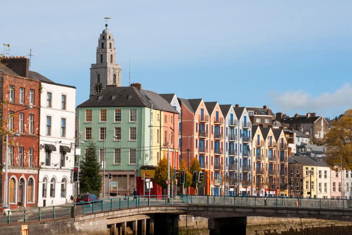 St Patrick's Quay and River Lee in Cork