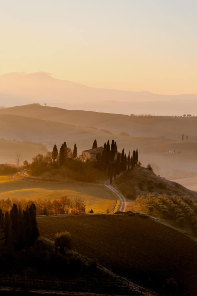 Hills in Tuscany, Italy