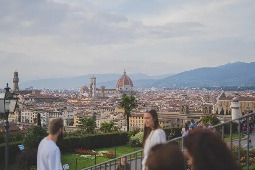 Watch the sunset in Florence