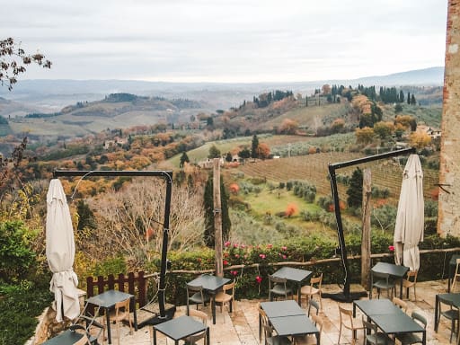 Romantic view in Tuscany, Italy