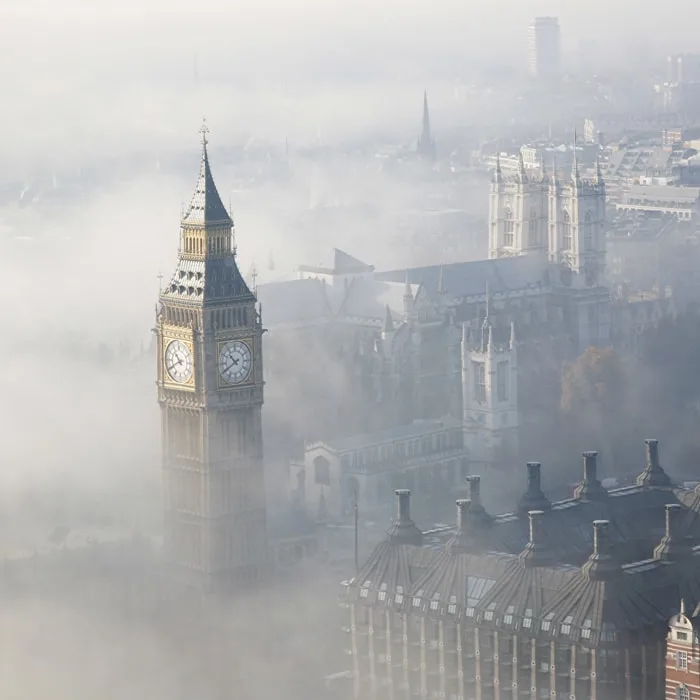 Foggy London full of hidden spots