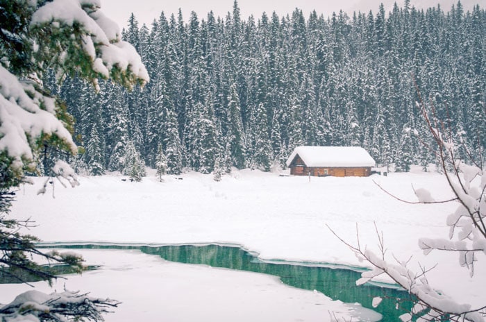 Winter Wonderland in Lake Louise in Banff