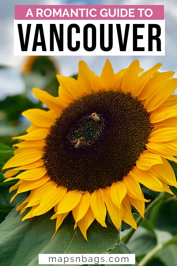 Romantic things to do in Vancouver Canada Pinterest graphic