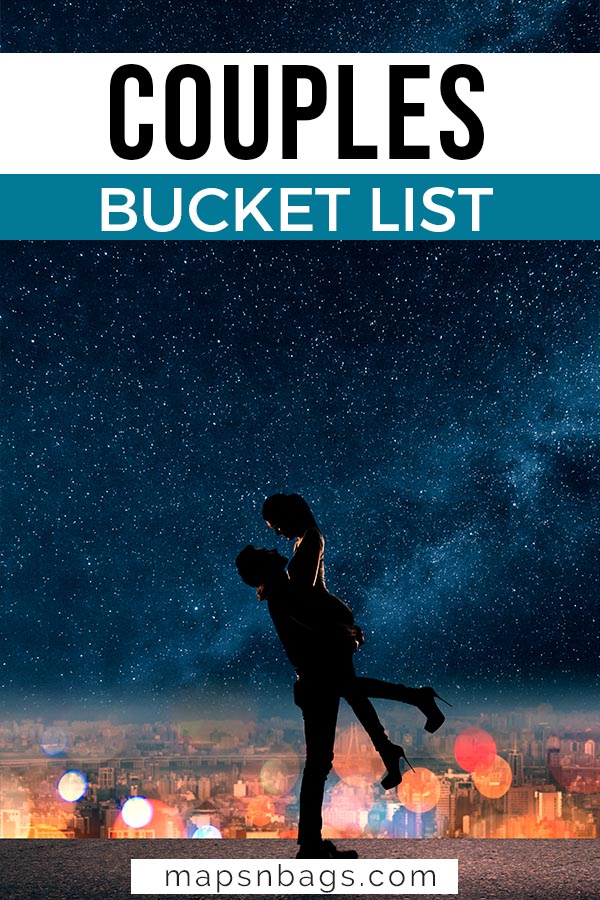 Couples bucket list Pinterest graphic