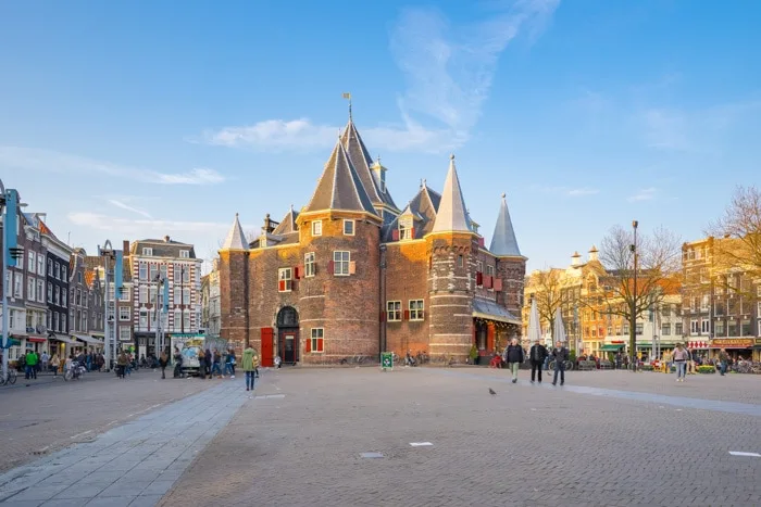 Nieuwmarket street in Amsterdam