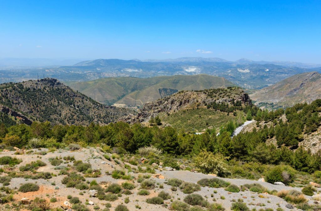 Mountains landscape in Sierra Nevada, Spain