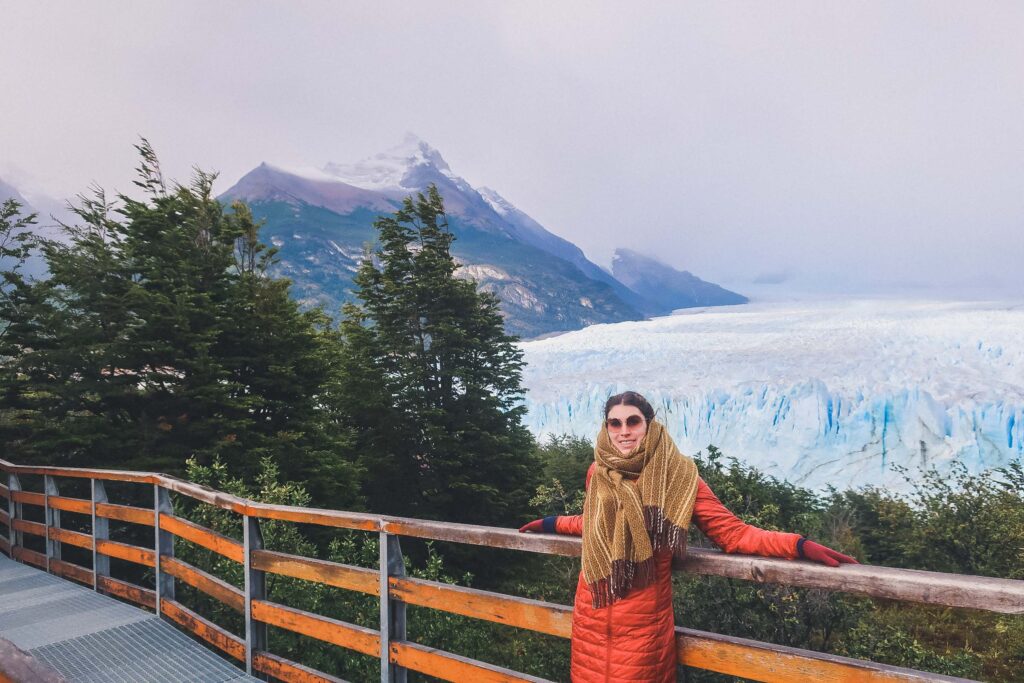 Walkways at Perito Moreno in El Calafate, Argentina