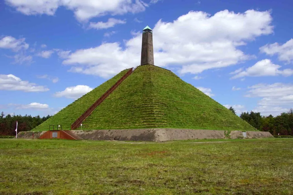 Austerlitz Pyramid is one of the landmarks in the Netherlands