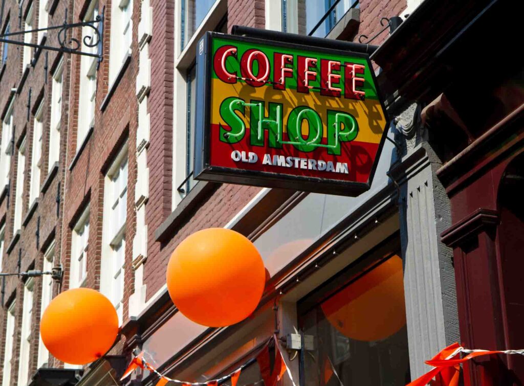 Coffeeshops are some of the things the Netherlands is known for