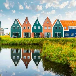 The Netherlands is famous for its cute houses