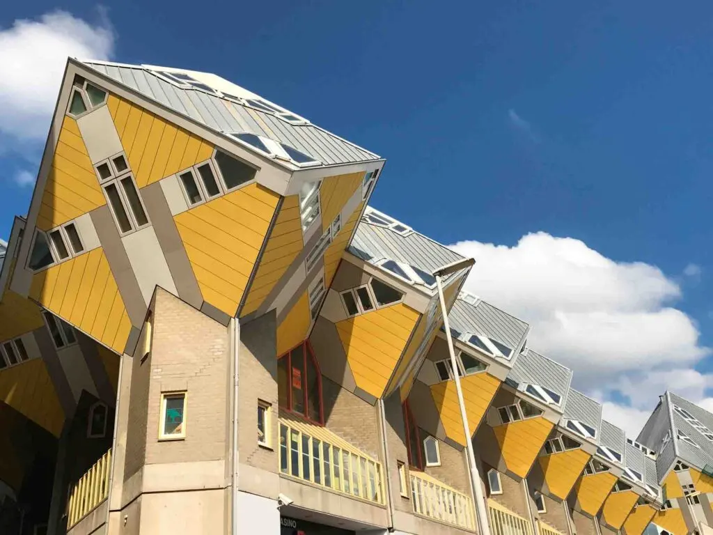 Cube Houses are some of the landmarks in the Netherlands