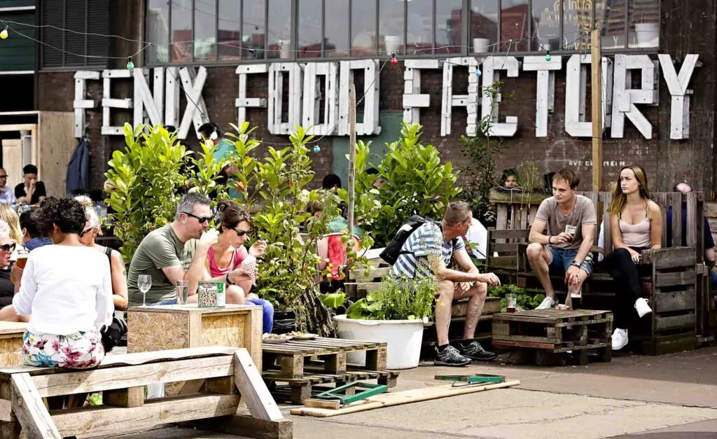 Hanging at the Fenix Food Factory is one of the cool things to do in Rotterdam