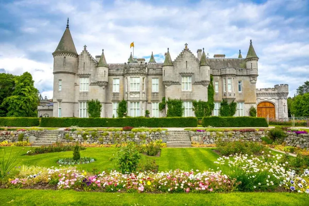 the stately Balmoral Castle in Scotland