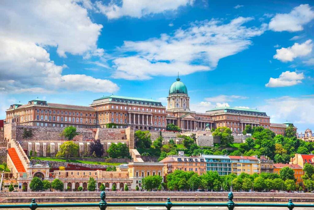 The historic Buda Castle is a famous landmark of Hungary and one of the largest castles in the world